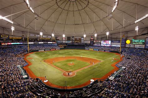 Tropicana Field Home To The Tampa Bay Rays Major League Baseball