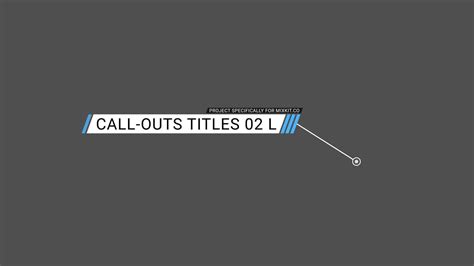 Left Aligned Call Out Banner With Subtitle Free Premiere Pro Template