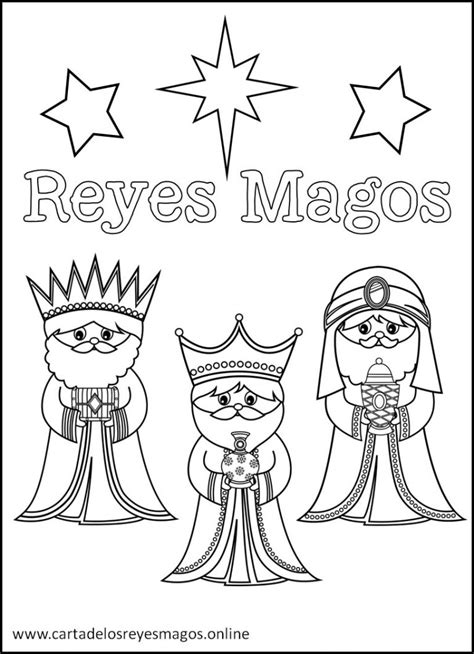 Las Mejores Im Genes De Los Reyes Magos Para Colorear Gratis