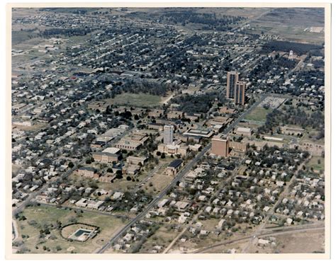 Aerial View Of Denton Texas Side 1 Of 1 The Portal To Texas History