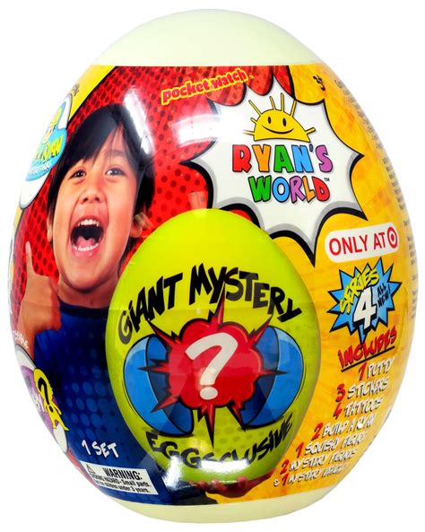 Bonkers Toy Co Ryans World Series 4 Giant Egg Eggsclusive Exclusive