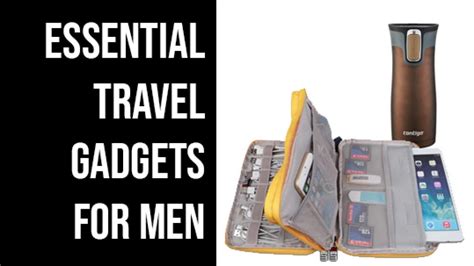 Top 10 Coolest Travel Gadgets For Men 2021 Tech Electronic Useful