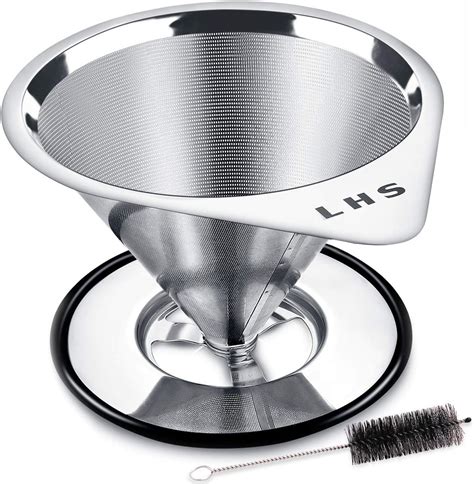 Pour Over Coffee Dripper Stainless Steel Lhs Slow Drip Coffee Filter