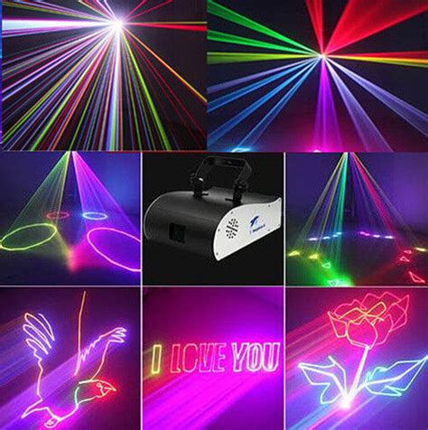 1w Rgb Dmx Full Color Ilda Animation Laser Light Stage Effect 1000mw Party Light Ebay