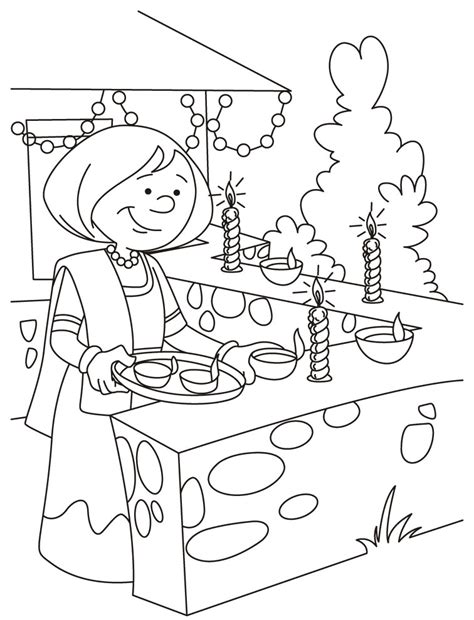 While your child is busy by coloring drawings you can do your errands. Diwali Coloring Pages (5) - Coloring Kids