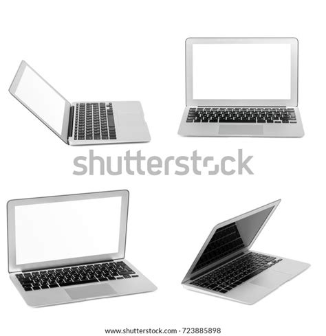 Laptop Computer White Screen Stock Photo 723885898 Shutterstock