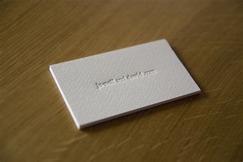The raised impression of airo duplex business cards with spot uv embossed. 40+ Embossed Business Cards | Unique Business Cards