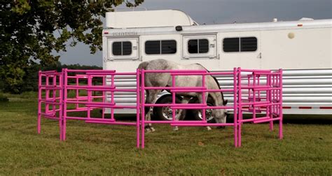 Carri Lite Portable Travel Horse Stall Corral Panels