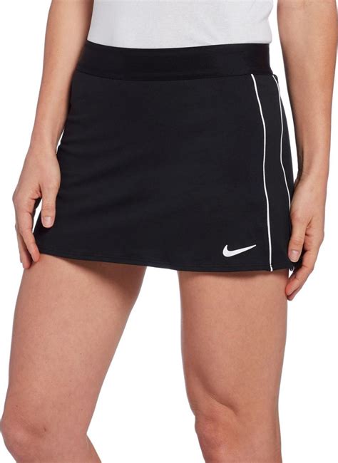 Court Dri Fit Tennis Skirt Blackwhite Womens Nike Skirts And Skorts