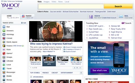 Ui Lessons From Revamped Yahoo Homepage Design It Insights