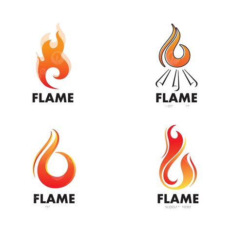 Fire Logo Vector Illustration Design Tattoo Design Flames Vector