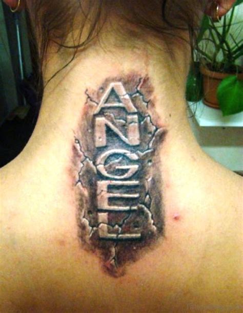 92 Best Letter Tattoos On Neck Tattoo Designs