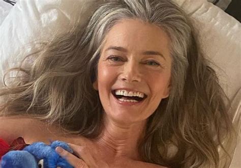 Paulina Porizkova Goes Completely Topless In Bed To Celebrate Th Birthday Page Of