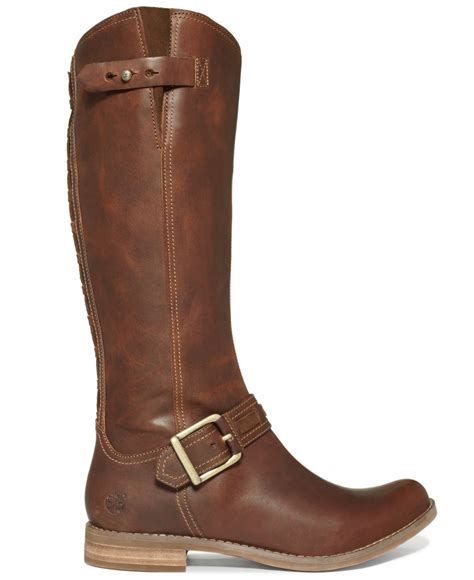 Lyst Timberland Womens Earthkeepers® Savin Hill Tall Boots In Brown
