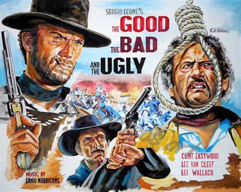 The Good The Bad And The Ugly Movie Poster Clint Eastwood