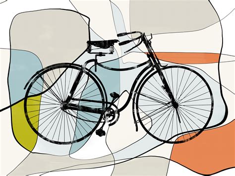 Illustration Artistiques Bicycle Art Europosters