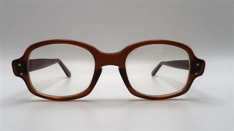 vintage romco uss military gi issue brown eyeglasses … gem