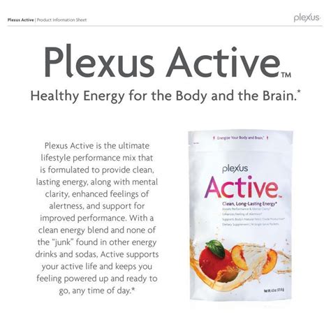 Plexus Active Plexus Products Healthy Energy Plexus Worldwide