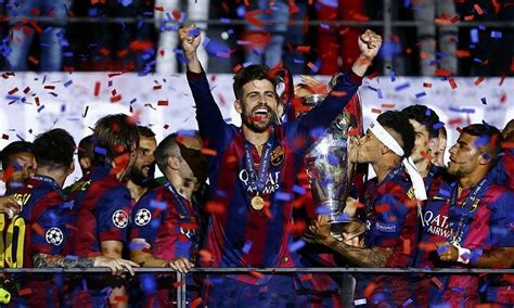 Barcelona players lift the trophy after champions league triumph ( getty ). Barcelona beats Juventus 3-1 in Champions League final ...