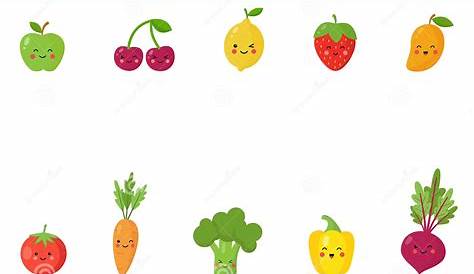 Match Fruits and Vegetables by Color. Game for Kids. Stock Vector