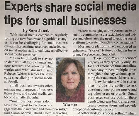 Article about social media in malaysia. Wiseman Shares Social Media Tips for Small Businesses ...