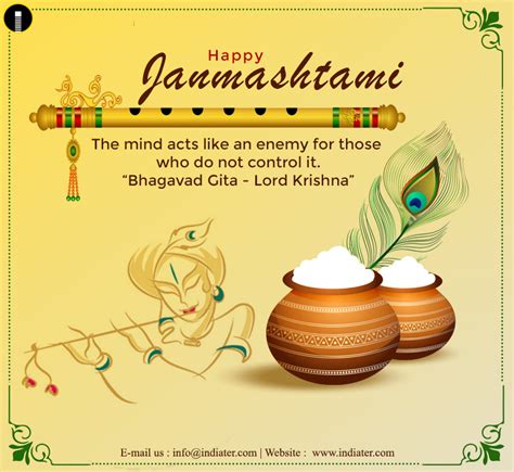 Happy Krishna Janmashtami 2019 Celebration Images And Wishes Download