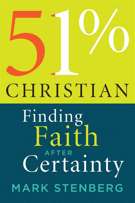 51 Christian Finding Faith After Certainty Broadleaf Books