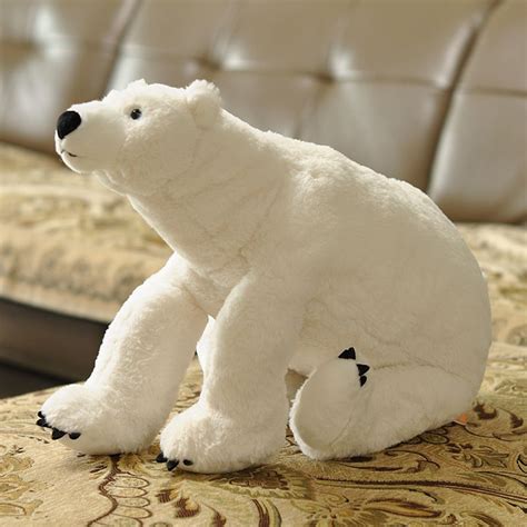 2020 Simulation Animal Polar Bear Plush Toy Sea Animals White Bear