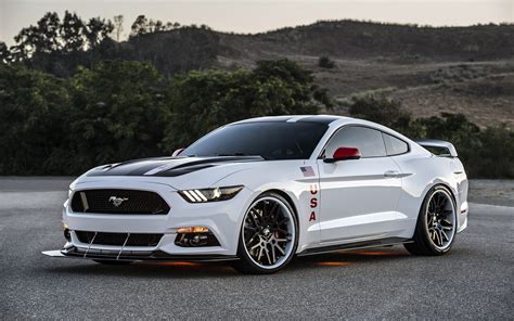 White Ford Mustang Ford Mustang Gt Apollo Edition Car Muscle Cars