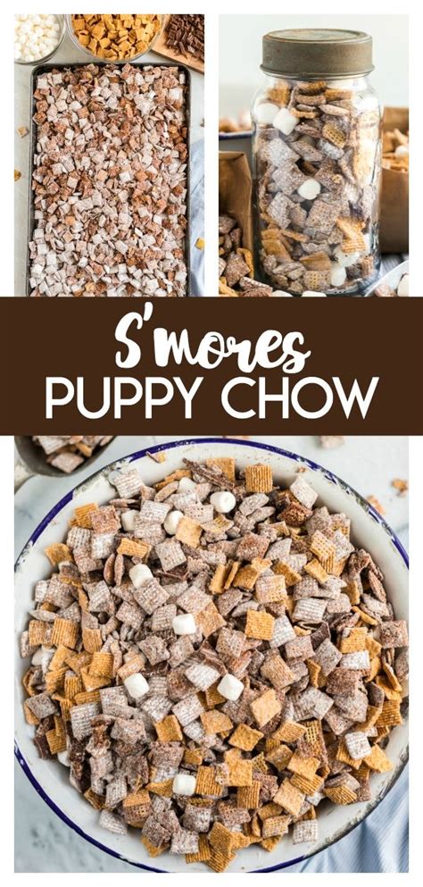 Good old fashioned puppy chow using chex cereal recipe. S'mores Puppy Chow | Recipe | Puppy chow recipes, Puppy chow chex mix recipe, Chex mix recipes ...