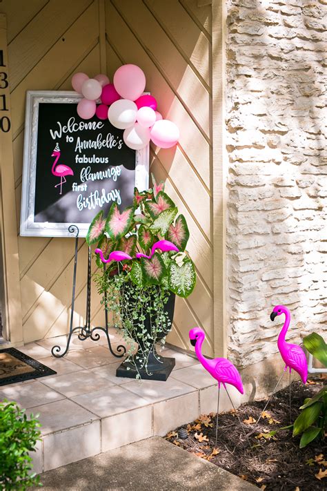 Annabelles Flamingo First Birthday Party Ideas And Inspiration
