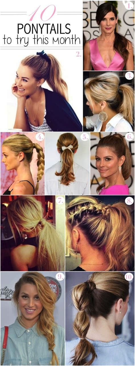 10 Ponytails To Try This Month