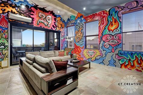 Use them in commercial designs under lifetime, perpetual & worldwide rights. Graffiti Art For Living Room - Extra Large Wall Art Print ...