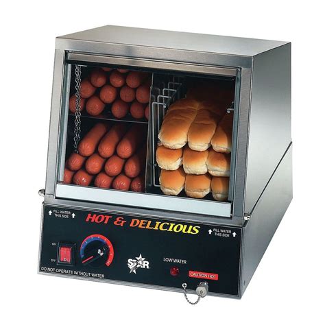 Star Hot Dog Steamer Holds 170 Hot Dogs 18 Buns 14 34l X 16 12w