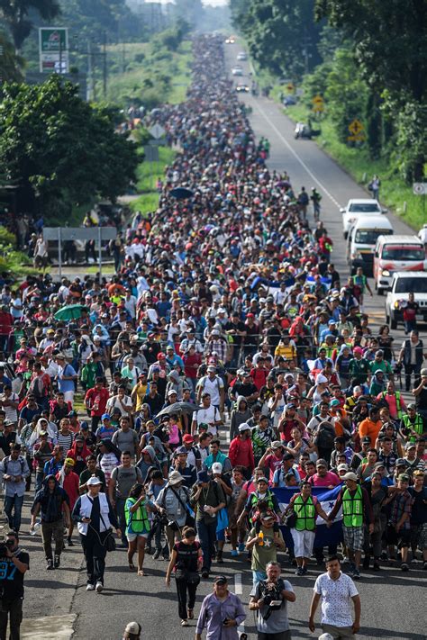 New Images Show Exactly How Massive The Migrant Caravan Is Traveling To