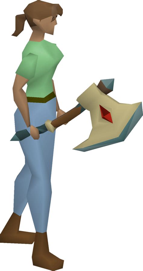 Fileinfernal Axe Or Uncharged Equipped Femalepng Osrs Wiki