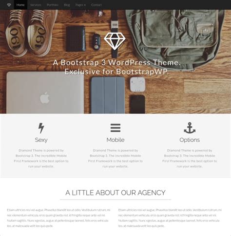 41 Bootstrap Wordpress Themes And Templates Free And Premium Templates