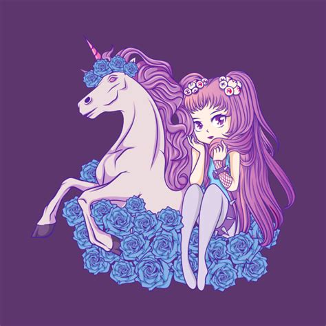 Anime Pastel Goth Unicorn Manga Anime Unicorn Tapestry