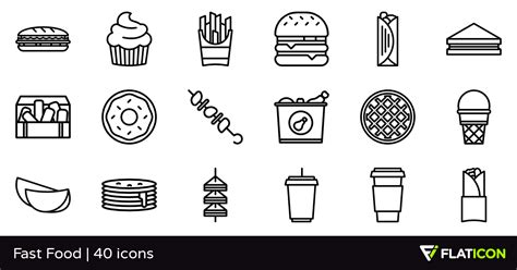40 Free Vector Icons Of Fast Food Designed By Freepik Vector Icons