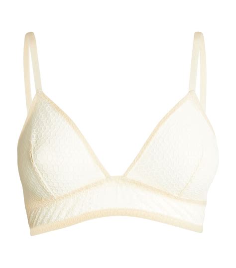 Else Sheer Honeycomb Triangle Bra Harrods Bh