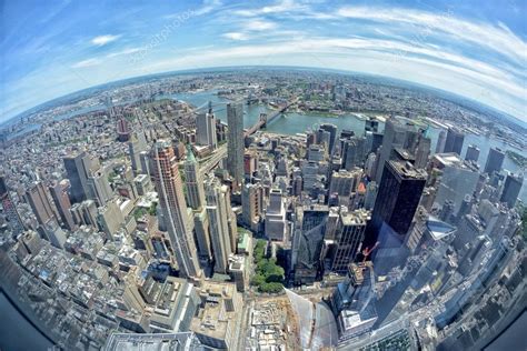 Nueva York Estados Unidos 13 De Junio De 2015 Manhattan Vista Aérea