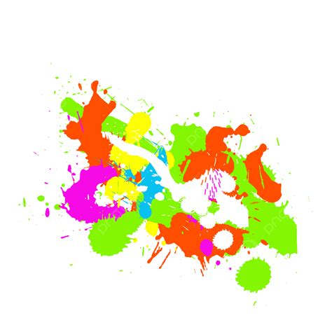 Watercolor Splash Vector Material Watercolor Splash Color Png