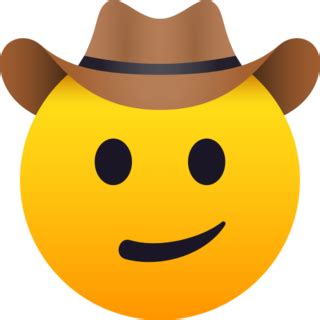 Cowboy Hat Face Emoji On Joypixels My XXX Hot Girl