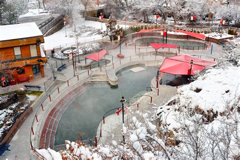 Lava Hot Springs Winter Hot Pools Lava Hot Springs