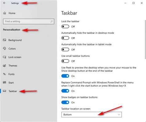 How To Change The Taskbar Location In Windows Majorgeeks