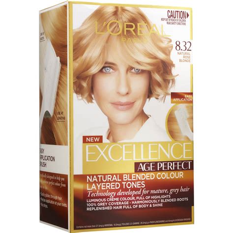 L Oreal Paris Excellence Age Perfect Natural Rose Blonde 8 32 Each Woolworths