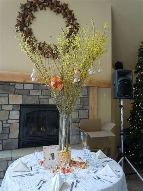 Check spelling or type a new query. forsythia, rose tall centerpiece | Tall centerpieces, Led ...