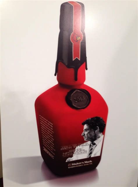 Rick Pitino Gets Commemorative Bottle Of Makers Mark