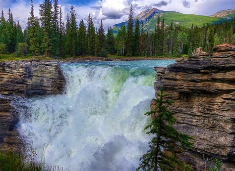 Athabasca Falls Ab Photograph By Heather Vopni Fine Art America
