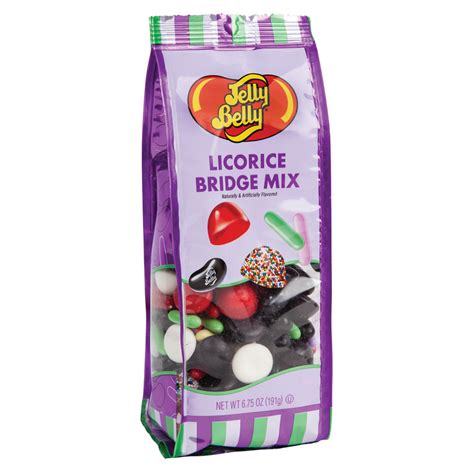 Jelly Belly Licorice Bridge Mix 675 Oz T Bag Nassau Candy